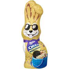 Milka iepuras ciocolata alba si oreo, 100g