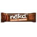 Nakd baton raw-vegan cu cacao si portocala fara gluten, 35g