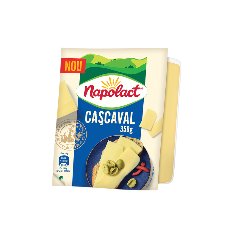 Napolact Cascaval clasic bloc, 350g
