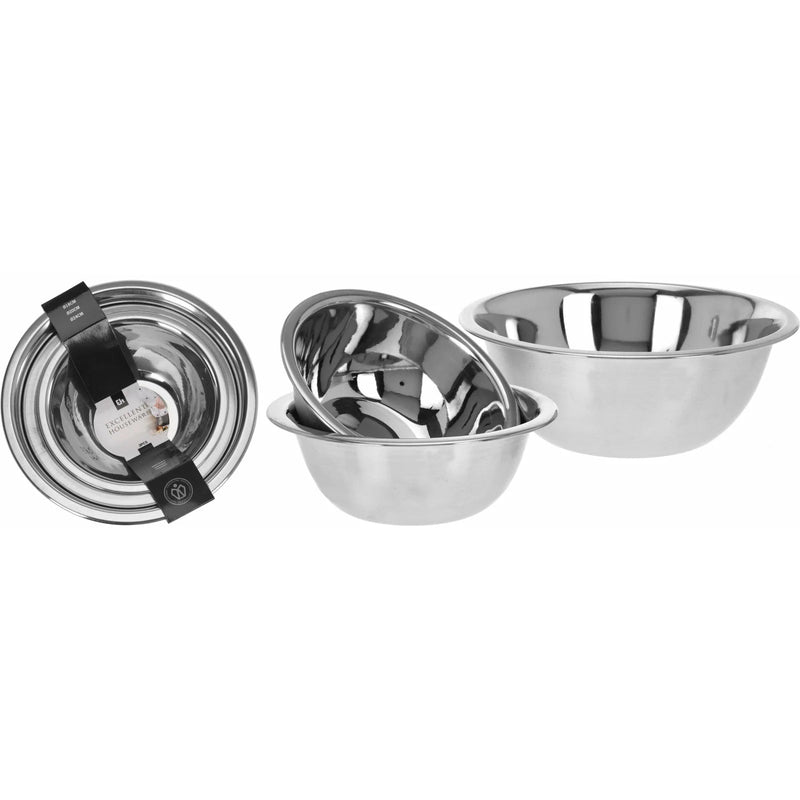 Set boluri din inox, 3 bucati