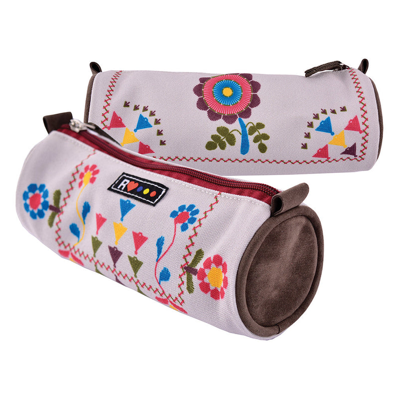 Pigna Penar etui tubular Ethno Canvas, 1 fermoar