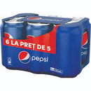 Pepsi szénsavas üdítőital kóla ízzel, adag 6x0.33L (5 + 1)