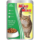 Miau-Umschlag Miau-Essen mit Putenfleisch in Sauce 100g
