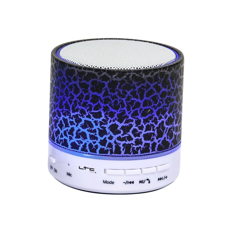 Mini boxa iuminata LED cu Bluetooth/USB/Aux/Mic Freesound-WH