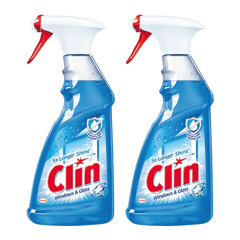 Pachet Solutie geamuri cu pulverizator Clin Universal 2x500ml