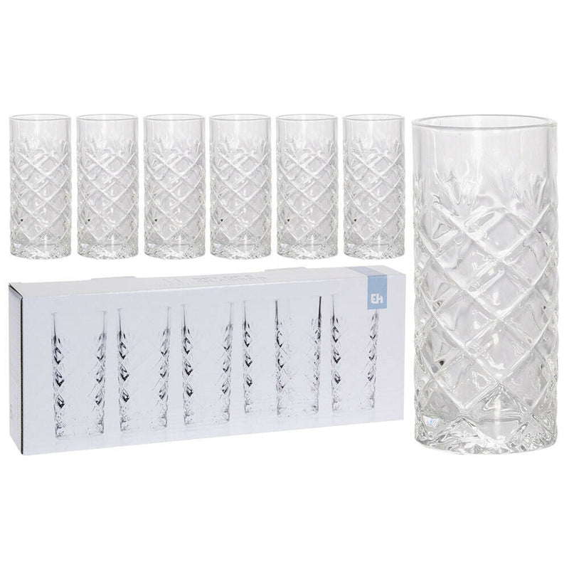 Set pahare din sticla Excellent Houseware YE7300450, 6 bucati, 250ml