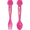 Set tacamuri din plastic pentru copii Minnie Disney, roz, 2 piese