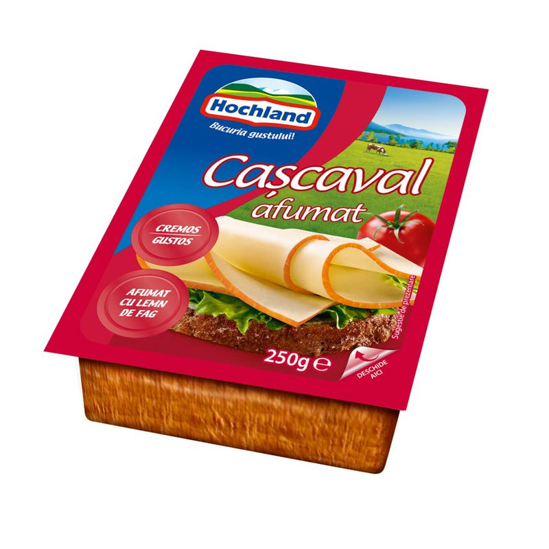 Hochland cascaval afumat 250g