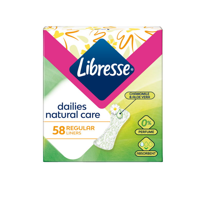 Libresse Natural Care Absorbante zilnice 58 bucati