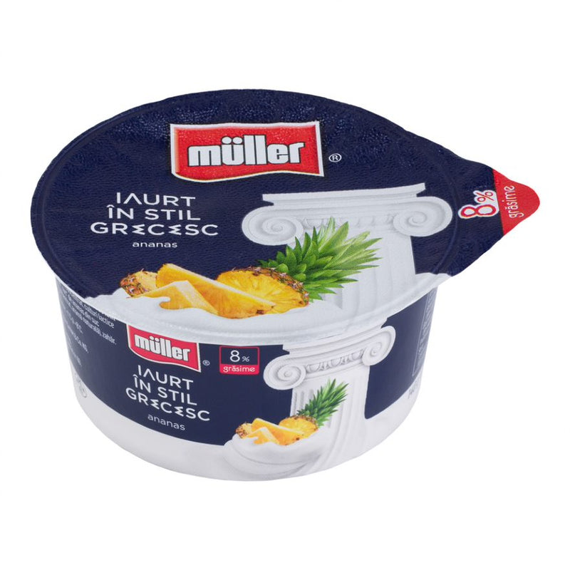 Muller iaurt in stil grecesc cu ananas 140g