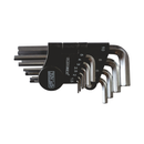 Lumy Tools set of 10 short hex keys, 1,5-10 mm, cr-v