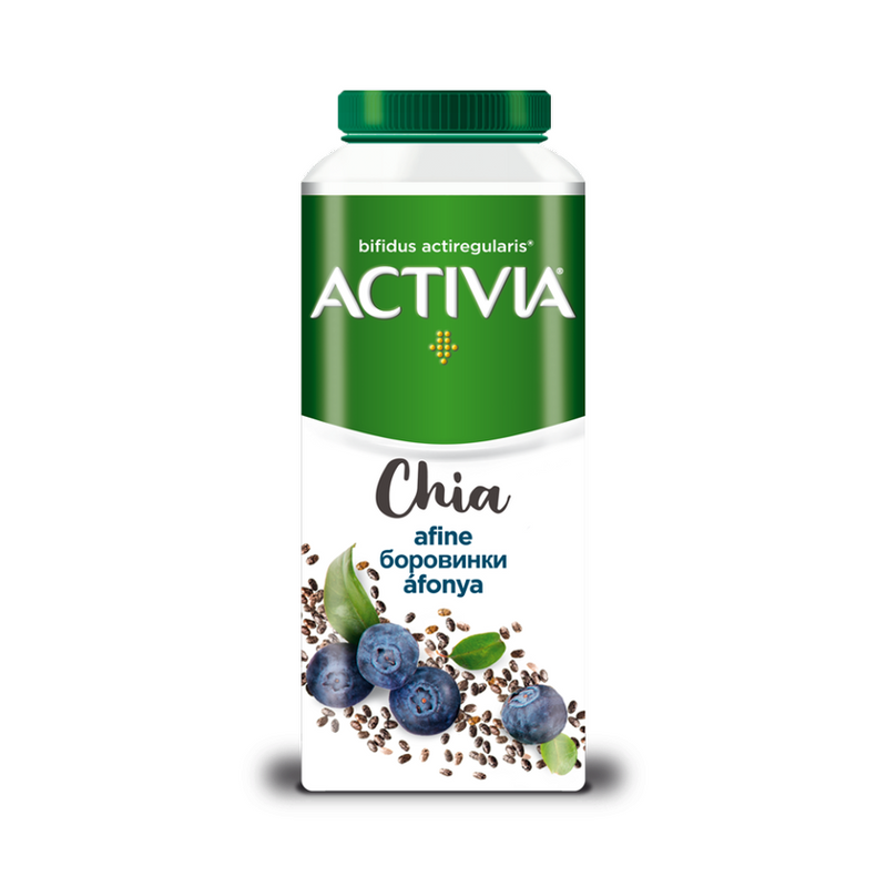 Activia de baut 320g chia si afine