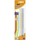 HB grafitne olovke BIC Evolution Stripes, bez gumice, 4 komada