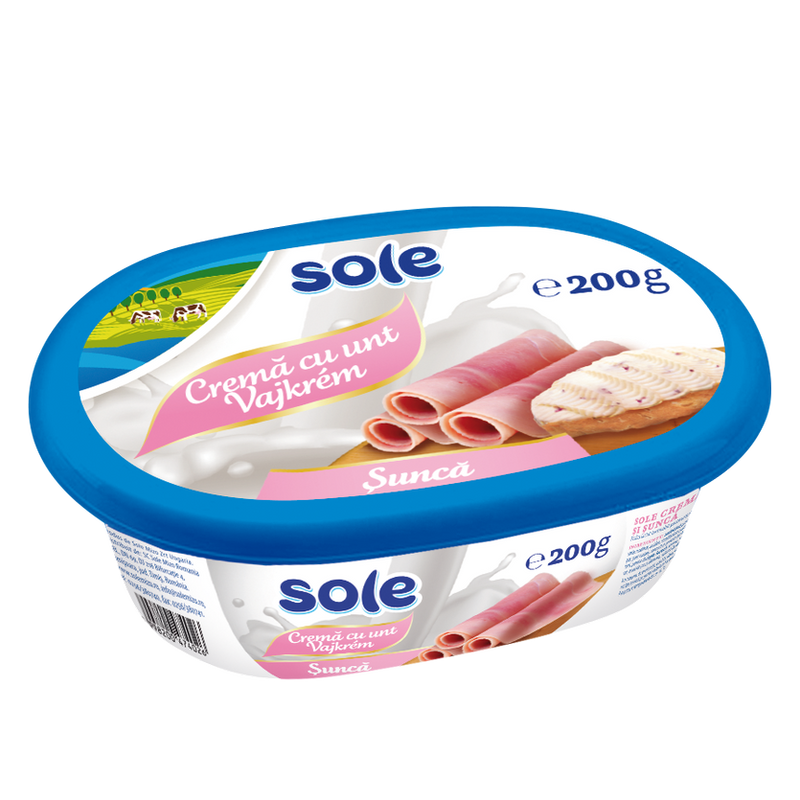 Sole crema de unt cu sunca 200g