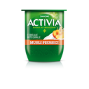 Activia yogurt 125g muesli and peaches
