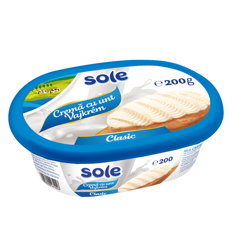 Sole crema de unt natur 200g