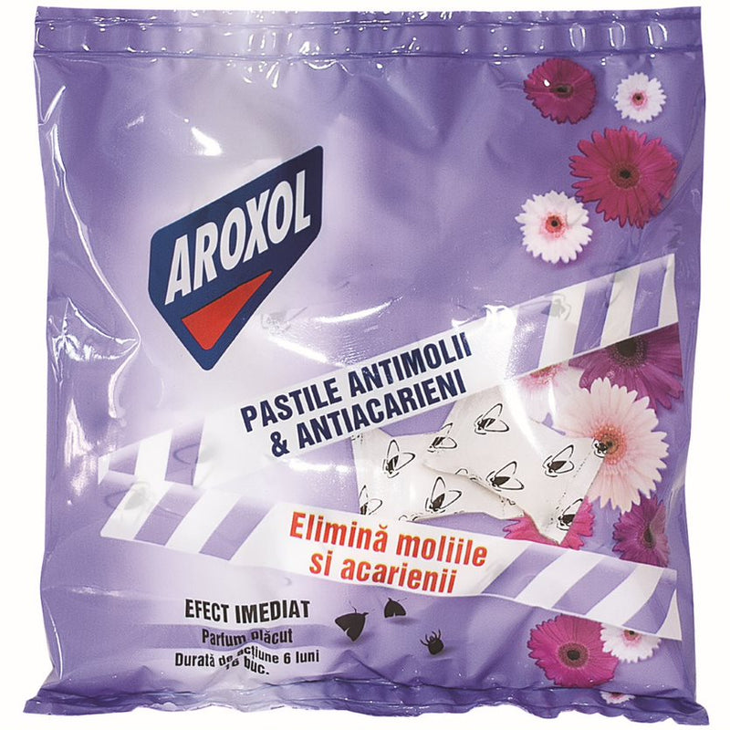 Aroxol pastile parfumate anti-molii 16 buc