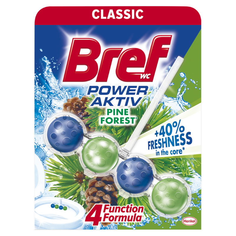 Odorizant Toaleta Bref Power Aktiv Pine, 50 g