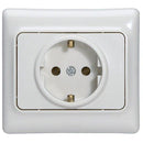 Captive Single socket CP Legrand, white