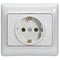 Captive Single socket CP Legrand, white