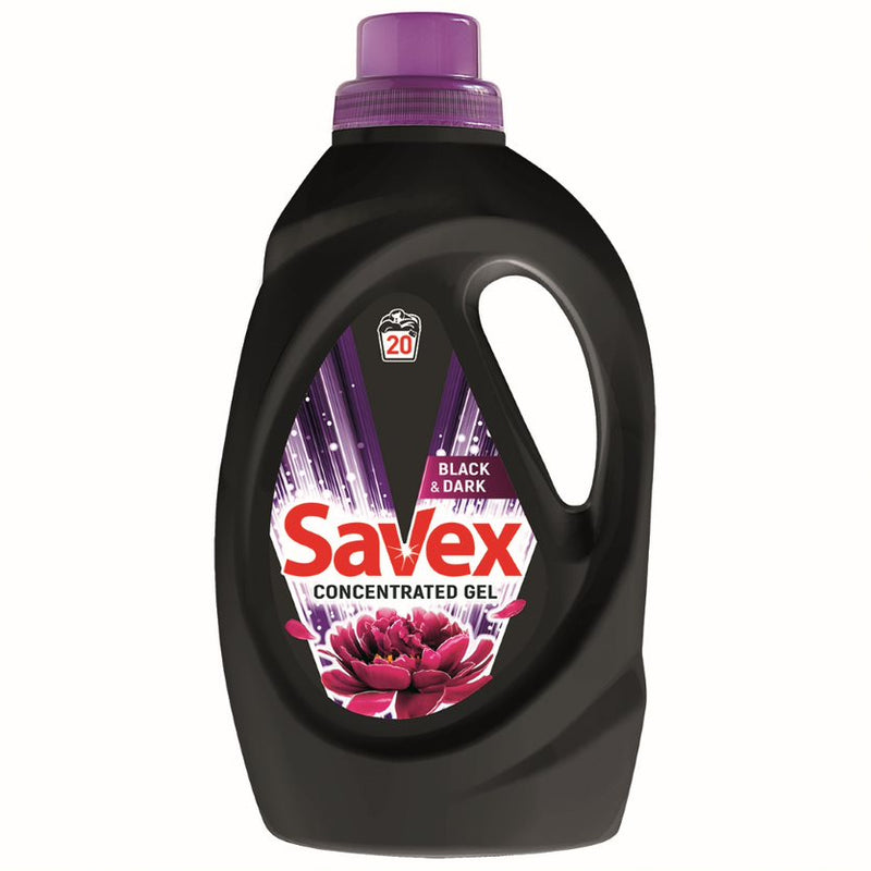 Detergent lichid Savex 2in1 Black & Dark, 20 spalari, 1.1l