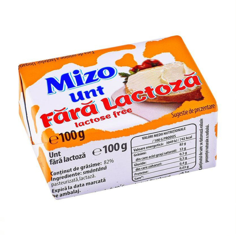 Mizo unt fara lactoza 82% 100g