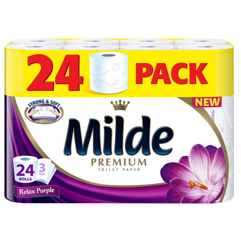 Milde Strong & Soft - Relax Purple hartie igienica 24 role