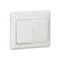 Kaptika Legrand double switch, white