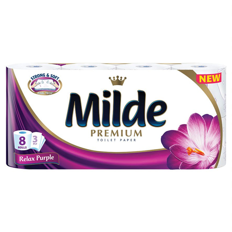 Milde Strong & Soft  Relax Purple hartie igienica 8 role