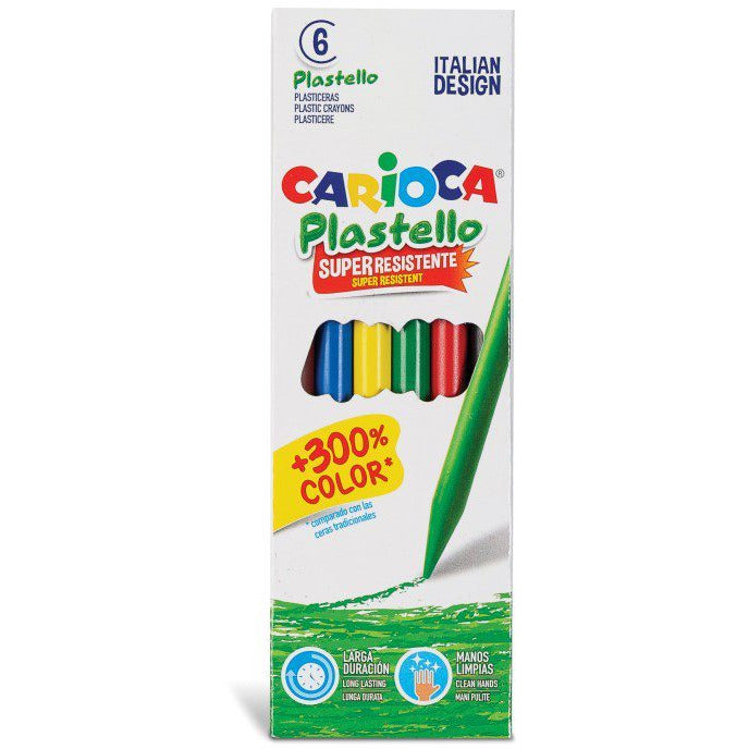 Creioane plastif CARIOCA 6 culori