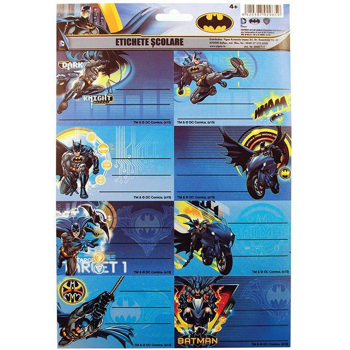 Pigna Etichete scolare 40 buc/set Batman