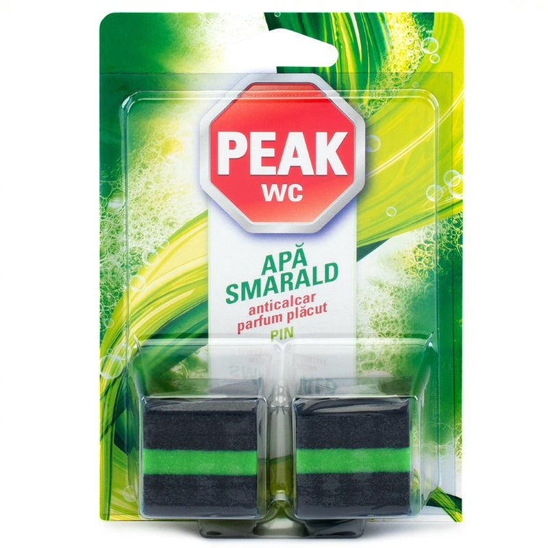Peak WC Apa Smarald (Pin) - Tablete bazin 2x50g