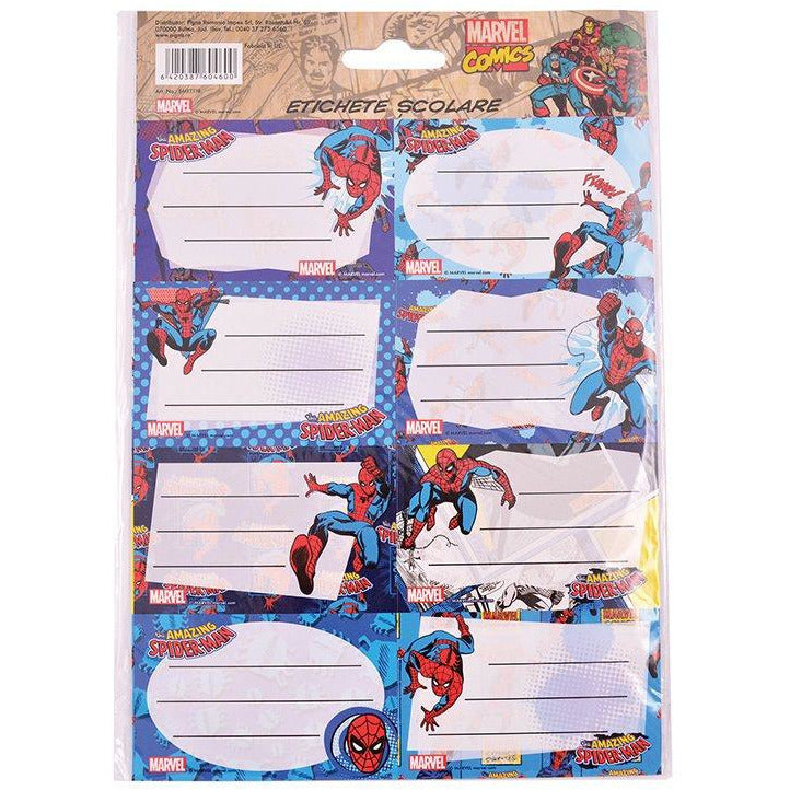 Pigna Etichete scolare 40 buc/set Spider-Man