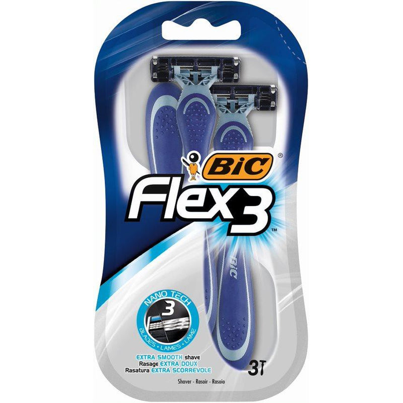 Bic Flex aparat de ras, 3 lame, 3bucati