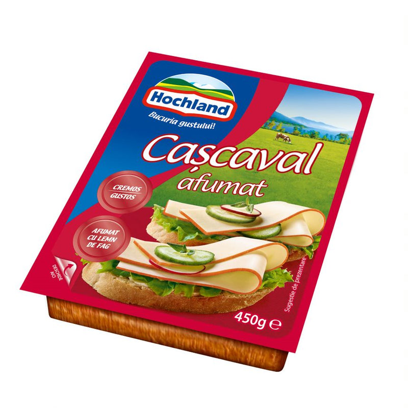 Hochland cascaval afumat 450g