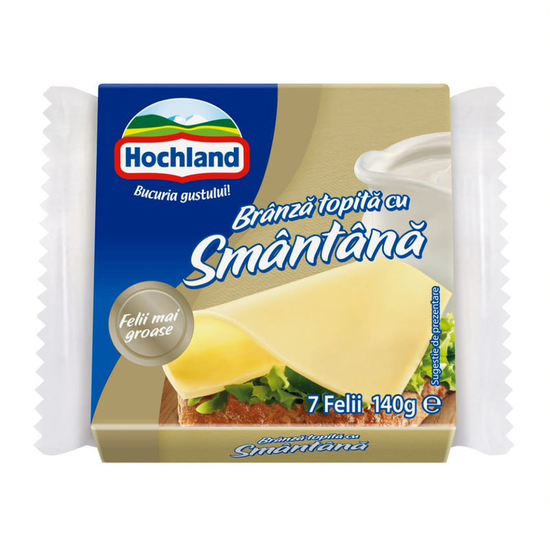 Hochland felii de Branza topita cu smantana 140g