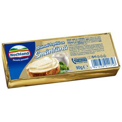 Hochland Branza topita cu smantana bloc 90g