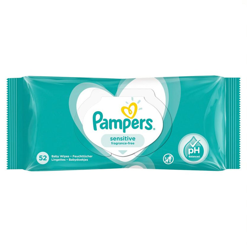 Servetele umede Pampers Sensitive Single (52 buc)