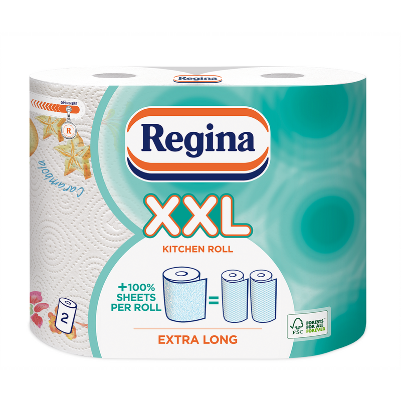 Regina XXL prosoape bucatarie 2 role 2 straturi