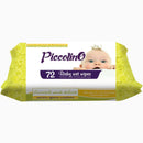 Piccolino wet wipes, 72 pcs