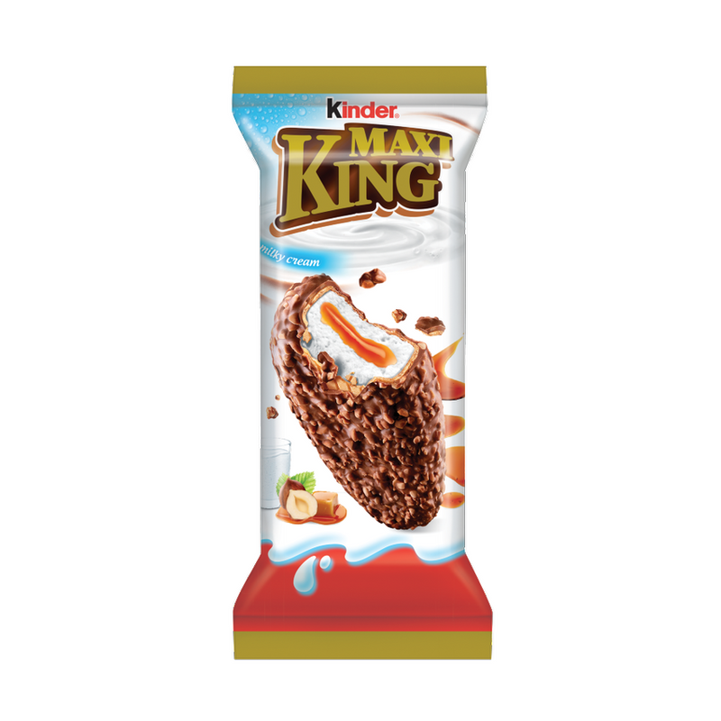 Kinder Maxi King desert cu alune și caramel 35g