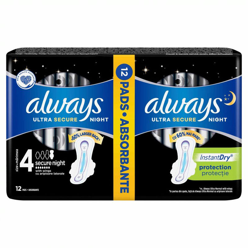 Absorbante Always Ultra night duo 12 buc, marimea 4