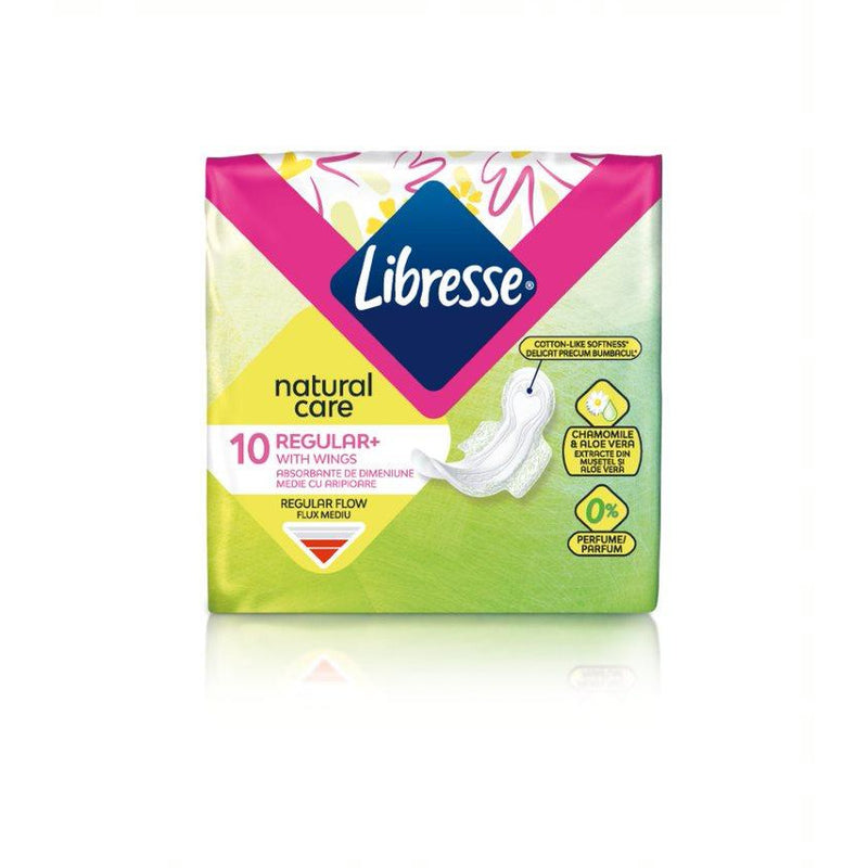 Libresse Natural Care, Absorbante periodice 10 bucati