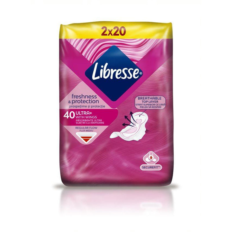 Libresse Fresh Protect Normal Quattro, absorbante periodice 40 bucati