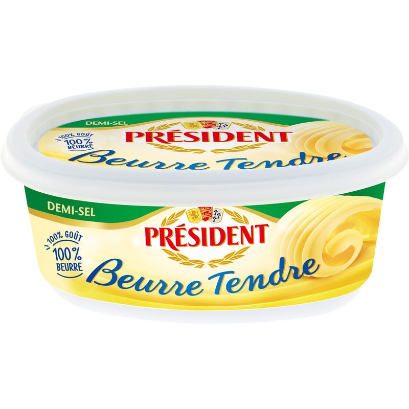President Tendre unt semisarat 80% grasime 250g