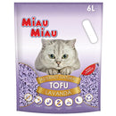 Meow Meow sabbia silicata per gatti lavanda tofu 6l