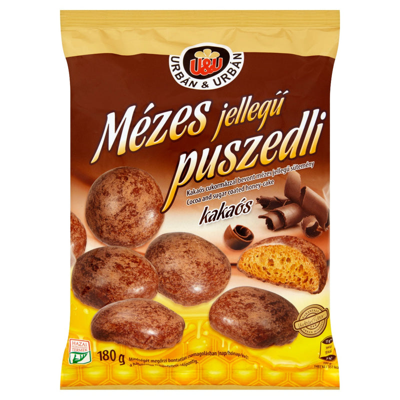Urban Turta dulce cu miere si glazura de cacao 180g