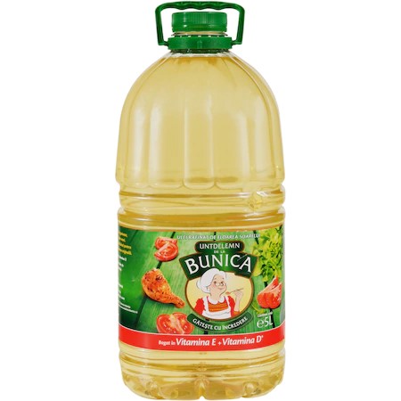 Ulei de floarea soarelui cu vitamina D Untdelemn de la Bunica 5 L
